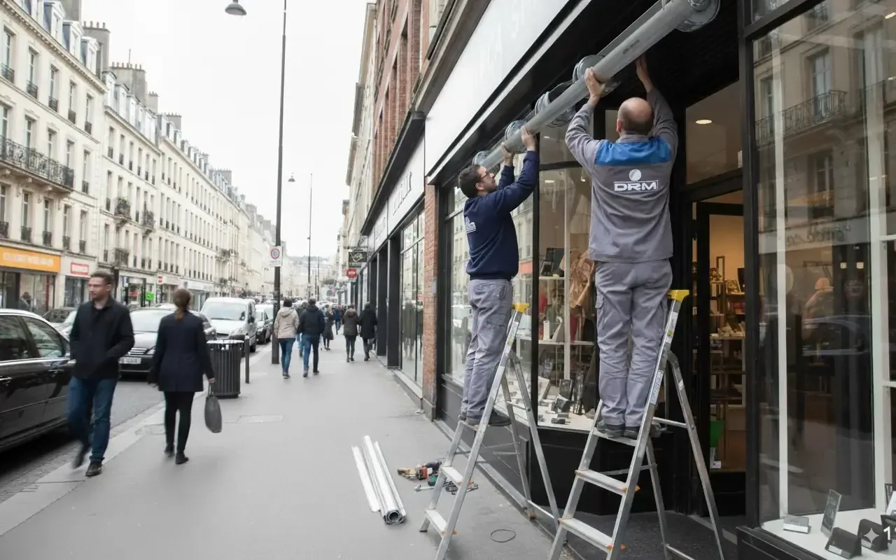 Installation et pose de rideau métallique à Paris 13 Installation et pose de rideau métallique à Paris 13
